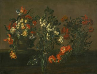 Fine art painting of flowers