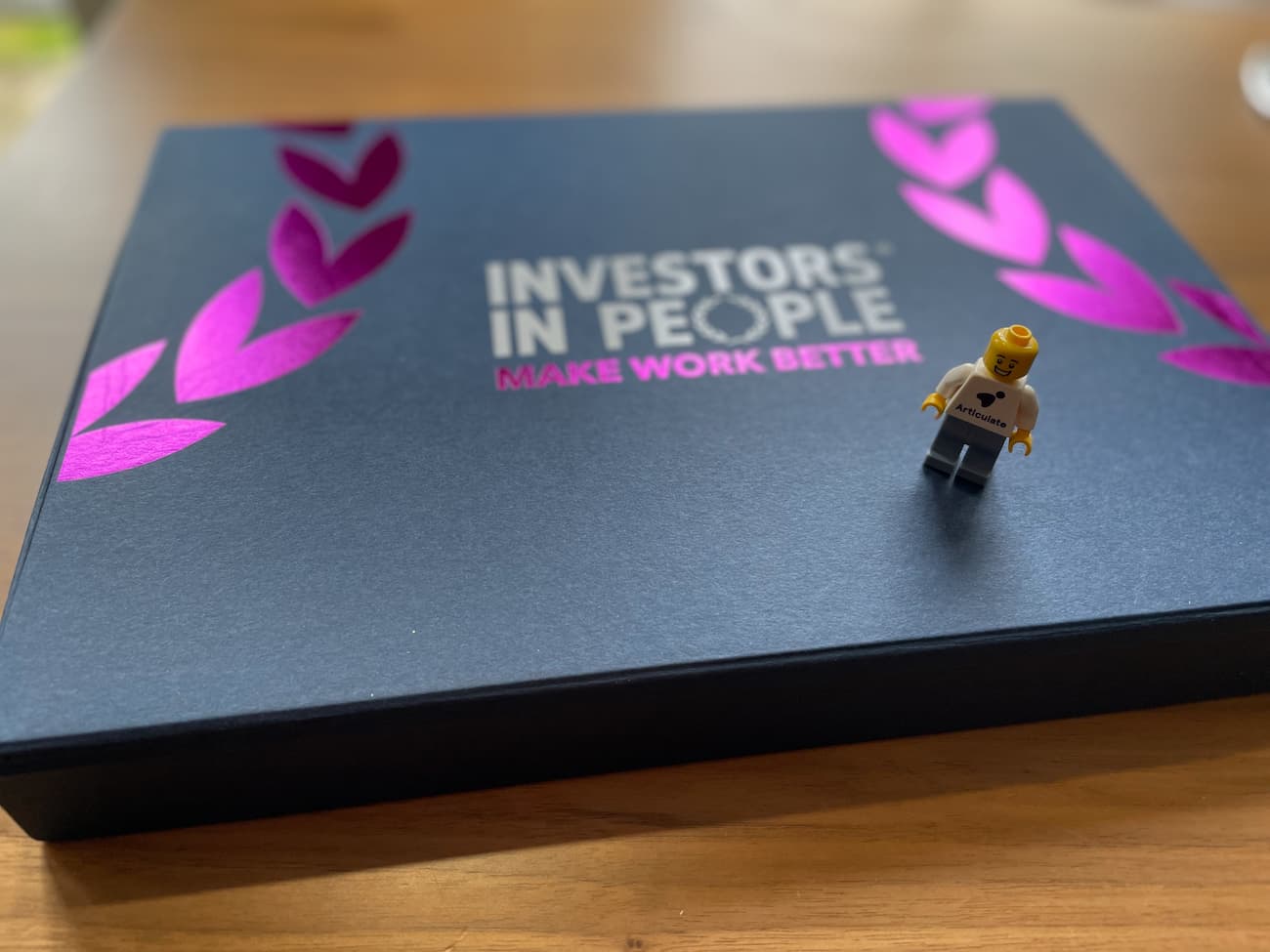 investors in people box with lego matthew stibbe