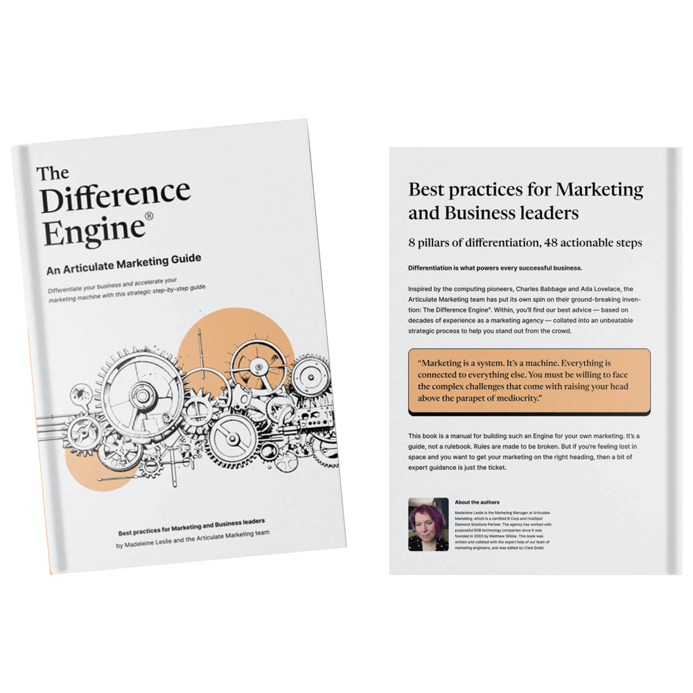 'The Difference Engine' mockup