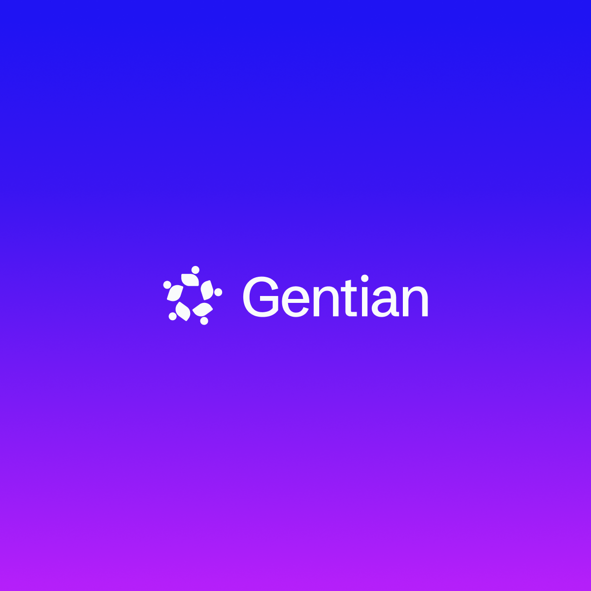 Gentian logo white